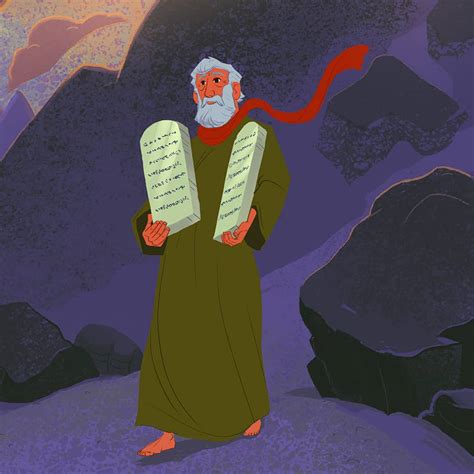 God Gave Moses His Laws Teaching Picture Childrens Bible Activities