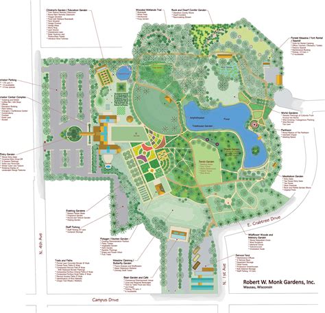 Master Plan Monk Botanical Gardens
