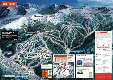 Colorado Ski Maps Keystone Resort Trail Map