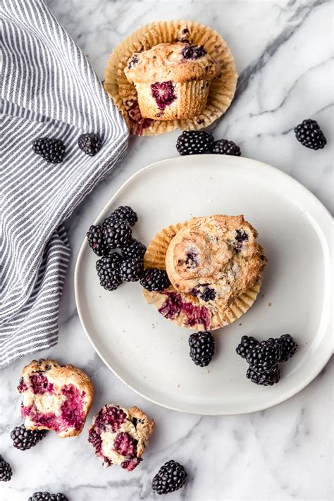 The Best Blackberry Muffins Recipe The Food Cafe