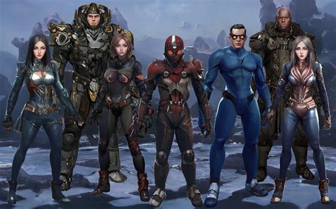 Artstation Original Superhero Team Sentinel Corp