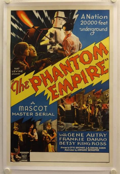 The Phantom Empire Original Release Us Onesheet Movie Poster