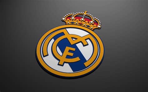 The blue m, c, and f letters were written on a white background. Real Madrid Logo Football Club | Page 2 of 3 | wallpaper.wiki