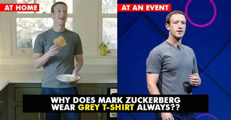 Reason Why Mark Zuckerberg Wears The Same Grey T Shirt Revealed