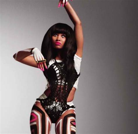 Simpliny Nicki Minaj On V Magazine Covered In Paint