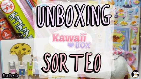 Kawaii Box Unboxing Y Sorteo Febrero 2016
