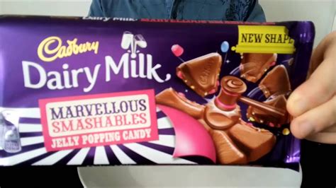 Cadburys Dairy Milk Marvellous Smashables Jelly Popping Candy Review