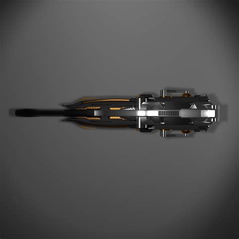 Futuristic Weapon Concept Free Vr Ar Low Poly 3d Model Ma Mb