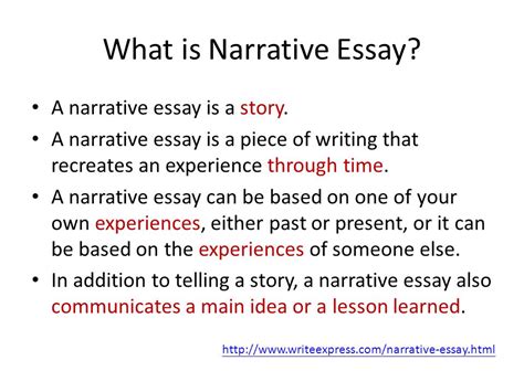 Therefore, the challenge for students is to find a story to tell, one that they can recall clearly and tell through writing thoughtfully. Narrative essay writing | Writing Service You Can Count On.