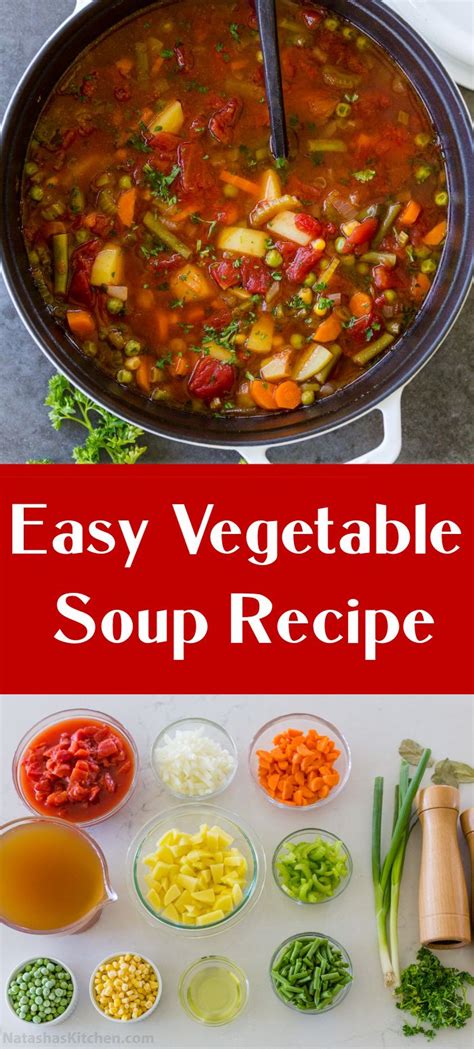 how to make vegetable soupwhat i love about this soup is that it comes together in one pot and