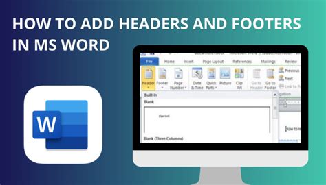 How To Add Headers And Footers In Ms Word [detailed Guide]