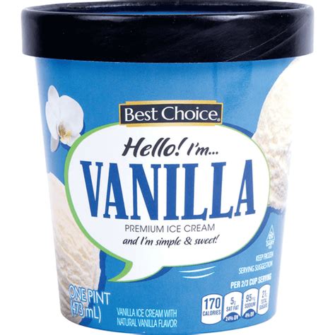 Best Choice Vanilla Ice Cream Vanilla My Country Mart Kc Ad Group