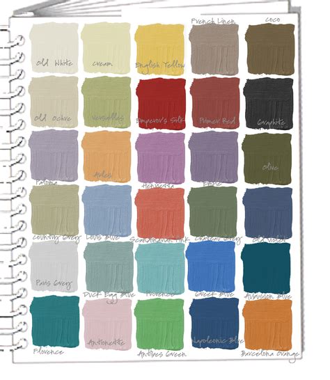 Colorways New Video Tutorial Annie Sloan Chalk Paint Color Palette