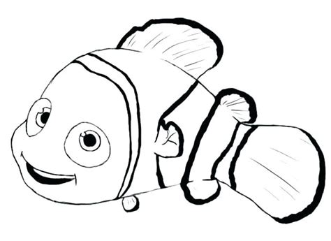 Kids can relate with nemo, a juvenile clownfish with coloring pages featuring other lead characters from the film, such as marlin, dory and crush, are also highly popular. Nemo Outline Drawing | Free download on ClipArtMag