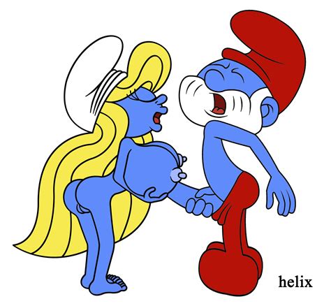 Rule 34 Alternate Breast Size Helix Papa Smurf Smurfette Tagme The Smurfs 1363555