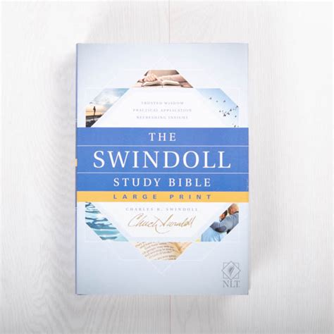 The Swindoll Study Bible Nlt Large Print Hardcover