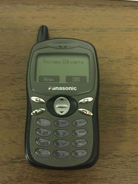 Panasonic A100 Black Unlocked Cellphone Vintage Collectible