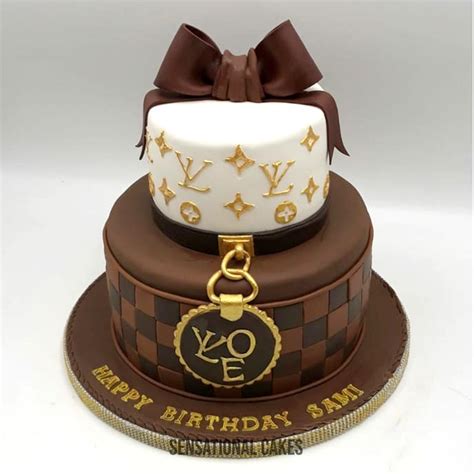 sophisticated and luxurious louis vuitton theme cake singaporecake food and drinks baked goods