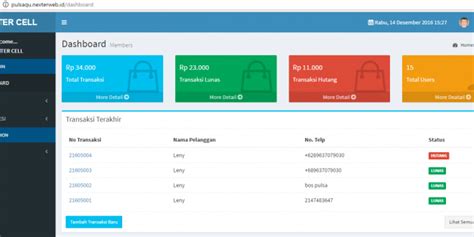 Yatekno (daripada menggunakan cara hack pulsa dengan kode yang. Source Code Aplikasi Penjualan Pulsa dengan Codeigniter