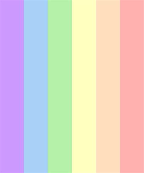 Pale Rainbow Color Scheme Blue Blue Color Schemes Blue Color