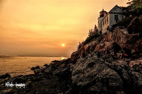 Bass Head Harbor Lighthouse Sunset