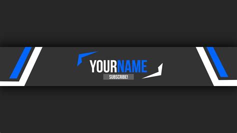 Free Youtube Banner Template10 Photoshop Tutorial