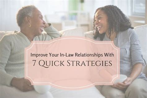 Improve Your In Law Relationships With 7 Quick Strategies Fab Wives
