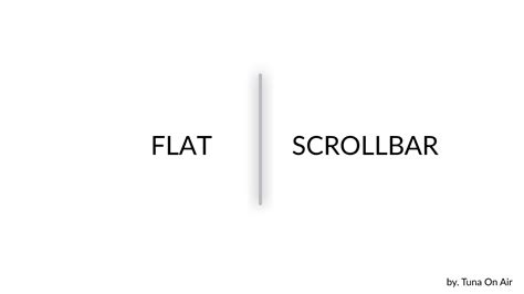Flat Scrollbar