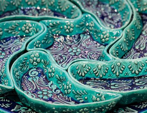 Traditional Turkish Ceramics On The Grand Bazaar Stock Image Colourbox