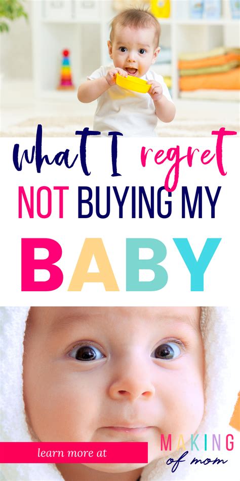 10 Things I Regret Not Buying For My Baby Baby List Baby On A Budget