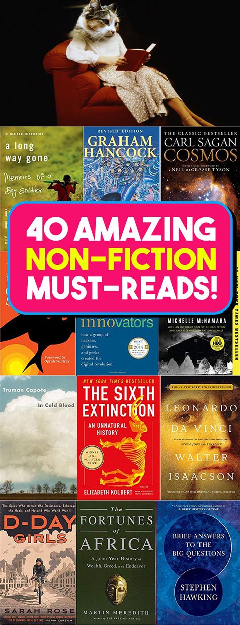 40 best nonfiction books of all time read em before you die fiction books to read