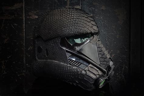 The story is heavy on character development and you end up actually caring for what happens to all of them. STAR WARS DEATH TROOPER PYTHON SKIN HELMET - Zeutch