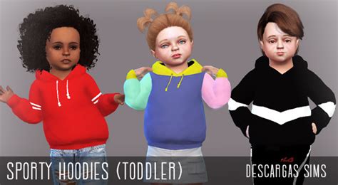 Sporty Hoodies At Descargas Sims Sims 4 Updates
