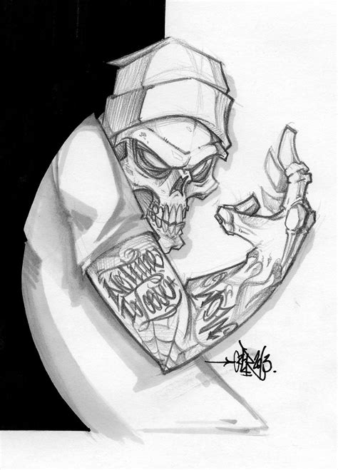 Sugar Skull Tekenen Graffiti Drawings Characters Tattoo Cool Drawing Character Skull Ozer