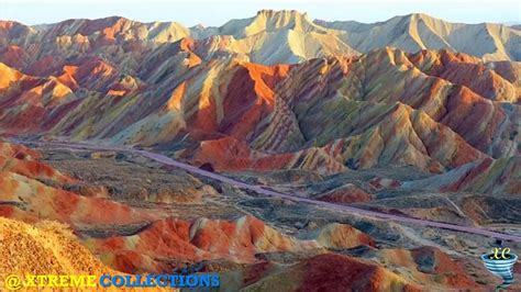 The Zhangye Danxia Landform The Colorful Mountains Of China Youtube