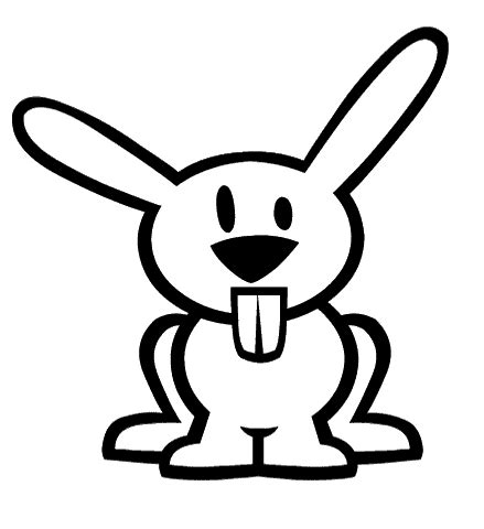C'est bientôt la rentrée des classes ! dessin de lapin (9)