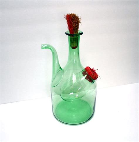 Princess House Wine Decanter With Ice Chamber And Spout
