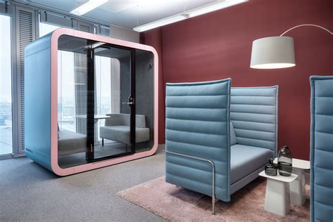 Lively Office With A Colorful Framery Q Office Pods Office Design