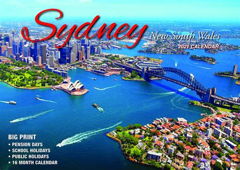 Additionally you can view also leap years, daylight saving, current moon phase in 2021, moon calendar 2021, world clocks and more by selecting an item in the menu above. 2021 Calendar Sydney Big Print Calendar by Bartel BP124 ...
