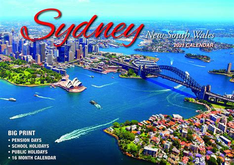 Jul 25, 2021 · the 2021 calendar is automatically generated and can always be visited online. 2021 Calendar Sydney Big Print Calendar by Bartel BP124 ...