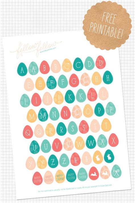 Free Printable Alphabet Stickers Free Printables And More Pinterest