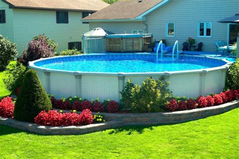 Modern Above Ground Pool Landscaping — Randolph Indoor And Outdoor Design