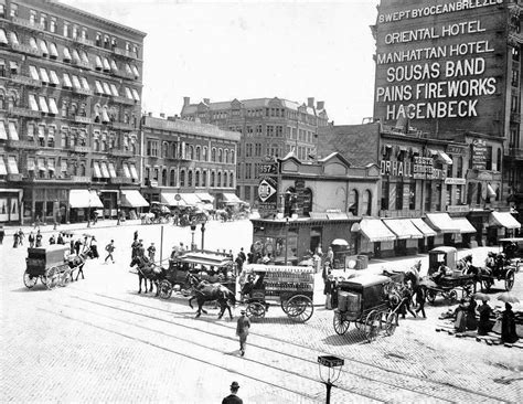 Looking Southeast At The Intersection Of 23rd Street Broadway And