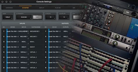 Universal Audio Apollo Console Routing Explained Sweetwater