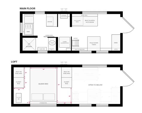 plan 22125sl tiny house plan with l shaped kitchen ti