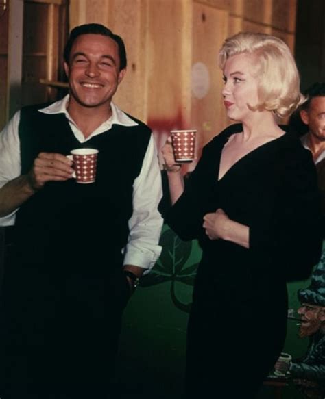 Audreyandmarilyn Marilyn Monroe With Gene Kelly On The Set Of Lets