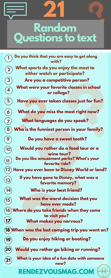 95 Random Questions To Ask For Fun Conversations Fun Questions To Ask