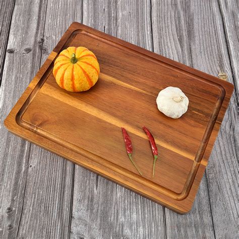 If you have open shelving, it looks best if they match or are intentionally mismatched. Kitchen Groove Cutting Board Acacia Solid Wood | Supply ...