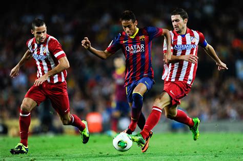 Con el triunfo ante el atlético de madrid, el barcelona se ubicó como líder del futbol español. UEFA Champions League: Barcelona vs. Atletico Madrid | Be ...