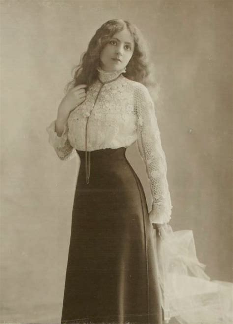 Young Woman 1910woman Young Edwardian Fashion Vintage Beauty